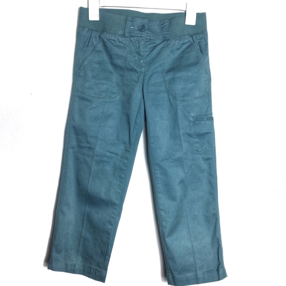 🔥SALE🔥 Loft Teal Blue Cargo Capri Pants Size 0P